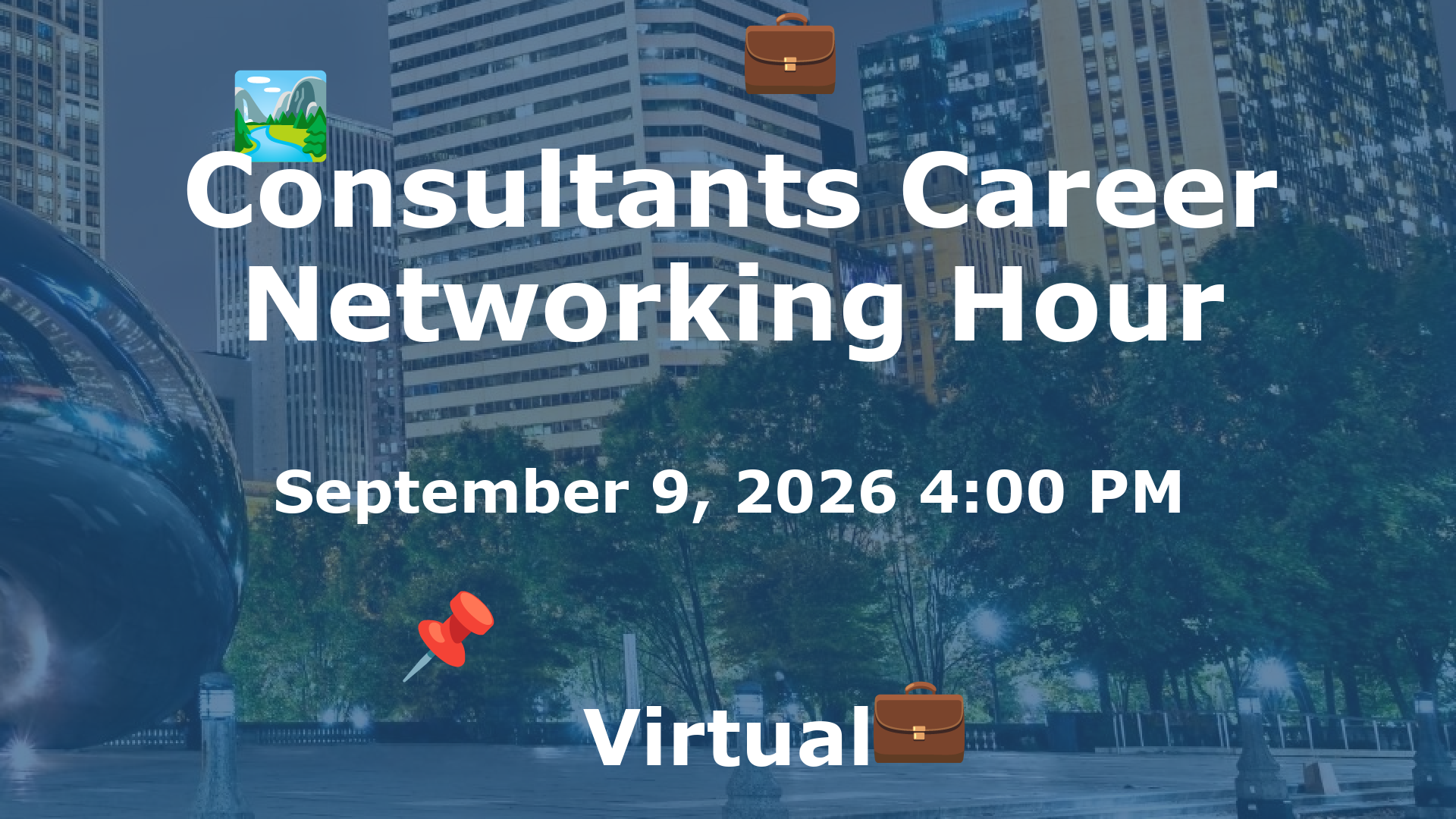 Consultants Career Networking Hour event image